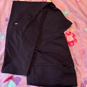 Fabletics Black Motion365 Logo Performance Leggings